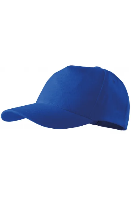 5-Panel-Baseballmütze, königsblau