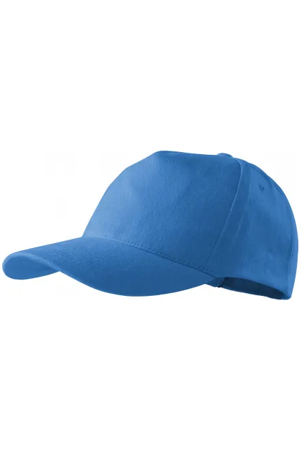 5-Panel-Baseballmütze, hellblau