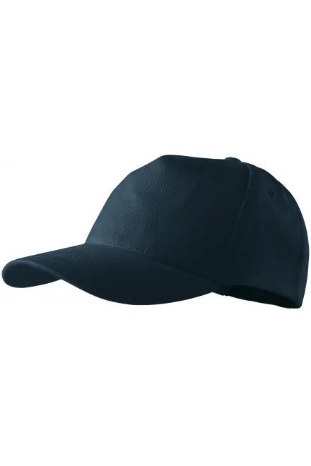 5-Panel-Baseballmütze, dunkelblau