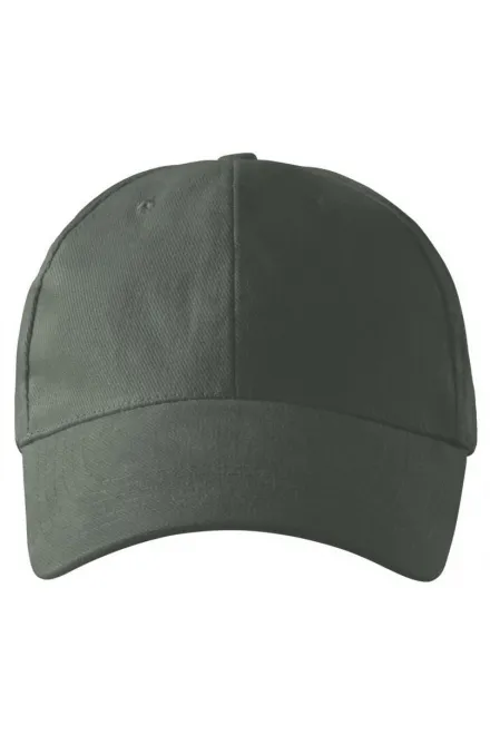 6-Panel-Baseballmütze - dunkler Schiefer, einstellbar