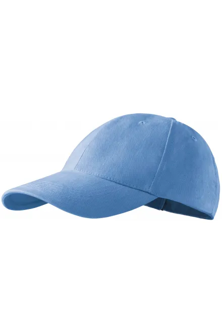 6-Panel-Baseballmütze, Himmelblau