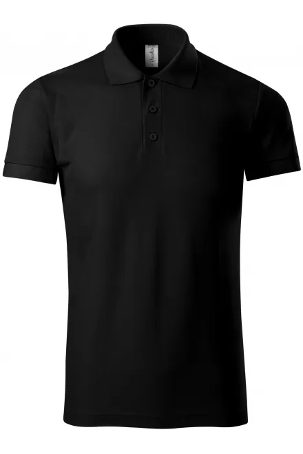 Bequemes Poloshirt für Herren - schwarz, S