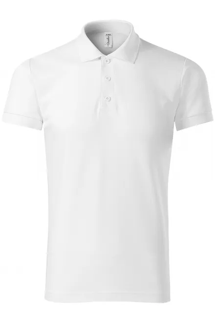Bequemes Poloshirt für Herren - weiß, S