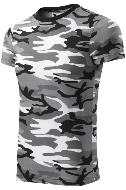 Camiseta de camuflaje, camuflaje gris