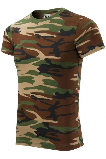 Camouflage T-shirt, camouflage bruin
