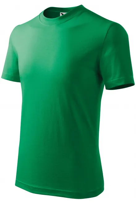 Childrens simple T-shirt, grass green