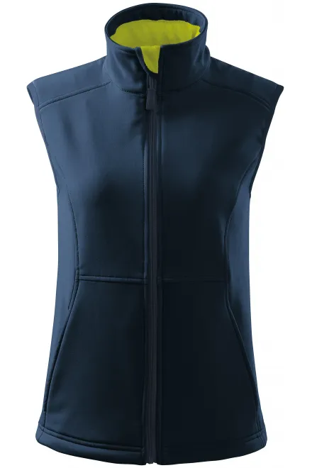 Damen eng anliegende Weste - dunkelblau, S