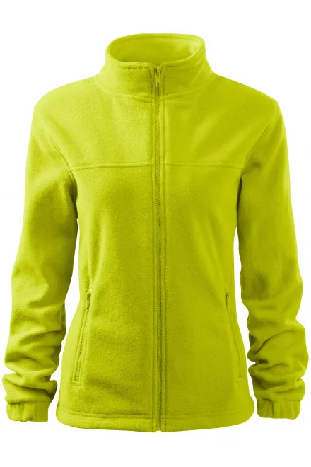Damen Fleecejacke - lindgrün, XS
