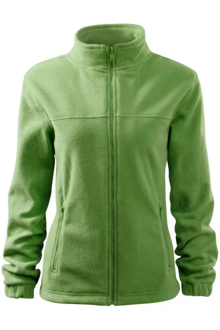 Damen Fleecejacke - erbsengrün, XS