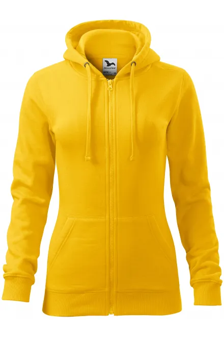 Damen Hoodie mit Kapuze - gelb, XS