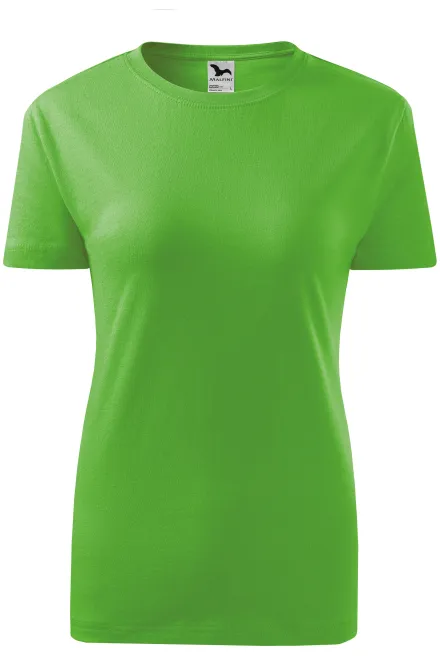 Damen klassisches T-Shirt - Apfelgrün, S
