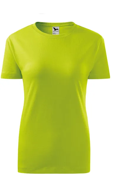 Damen klassisches T-Shirt - lindgrün, S