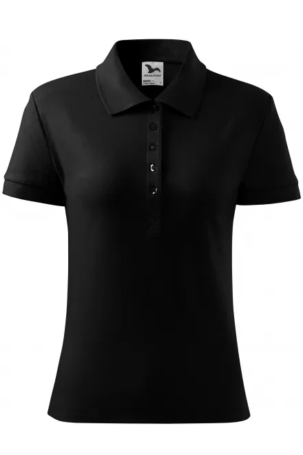 Damen Poloshirt - schwarz, S