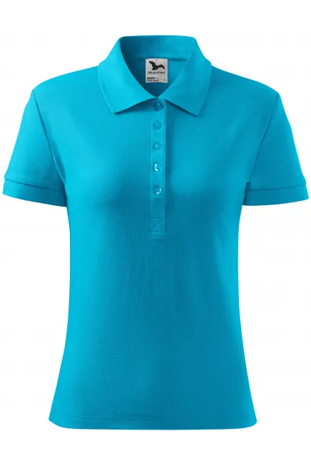 Damen Poloshirt - türkis, S