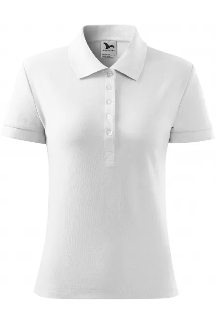 Damen Poloshirt - weiß, S