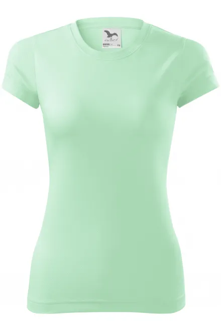 Damen Sport T-Shirt - leichte Minze, M