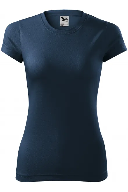 Damen Sport T-Shirt - dunkelblau, M