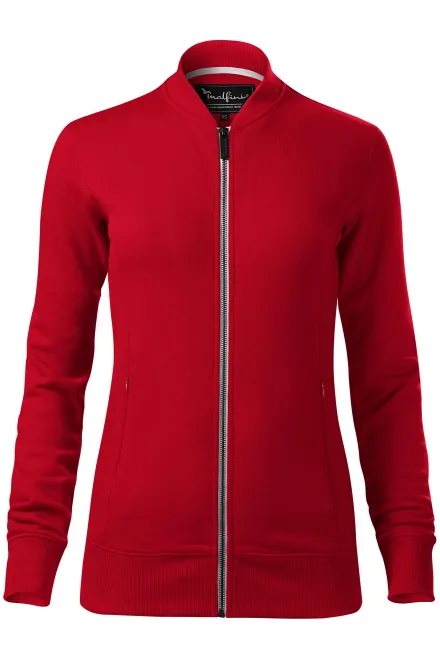 Damen Sweatshirt mit versteckten Taschen - formula red, XS