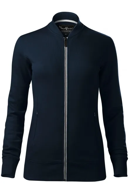 Damen Sweatshirt mit versteckten Taschen - dunkelblau, XS