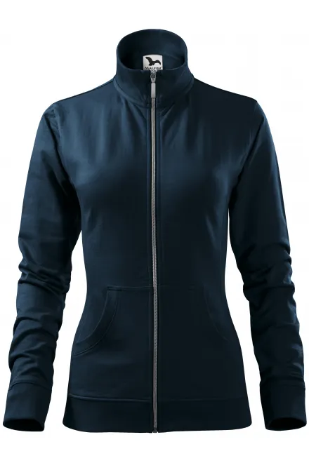 Damen Sweatshirt ohne Kapuze - dunkelblau, XS