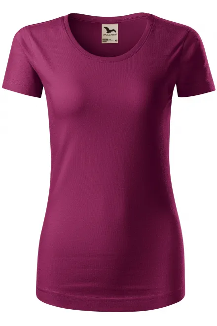 Damen T-Shirt, Bio-Baumwolle - fuchsie, XS