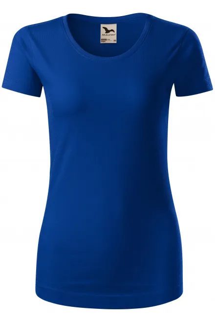 Damen T-Shirt, Bio-Baumwolle - königsblau, XS
