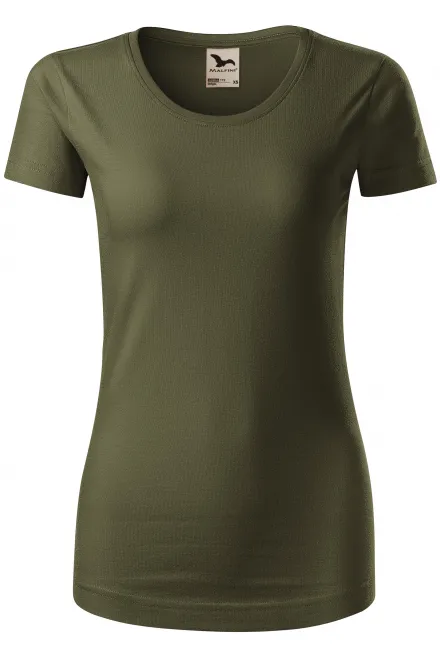 Damen T-Shirt, Bio-Baumwolle - military, XS