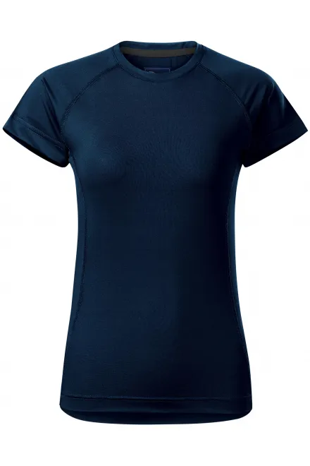Damen-T-Shirt für den Sport - dunkelblau, XS