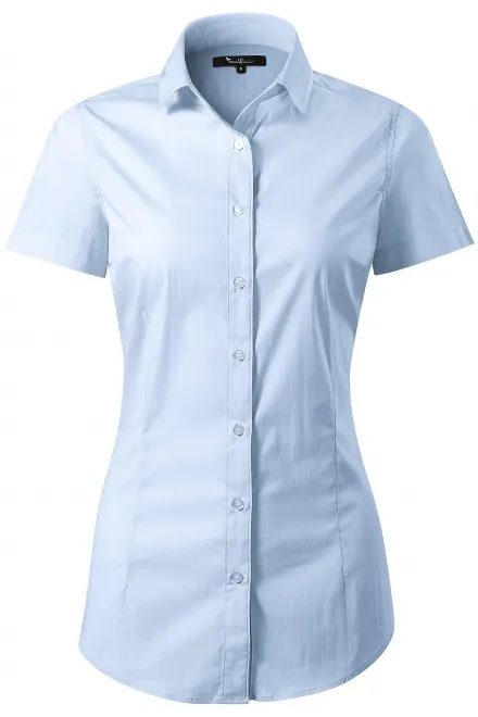 Damenbluse Slim Fit - hellblau, S