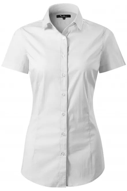 Damenbluse Slim Fit - weiß, S