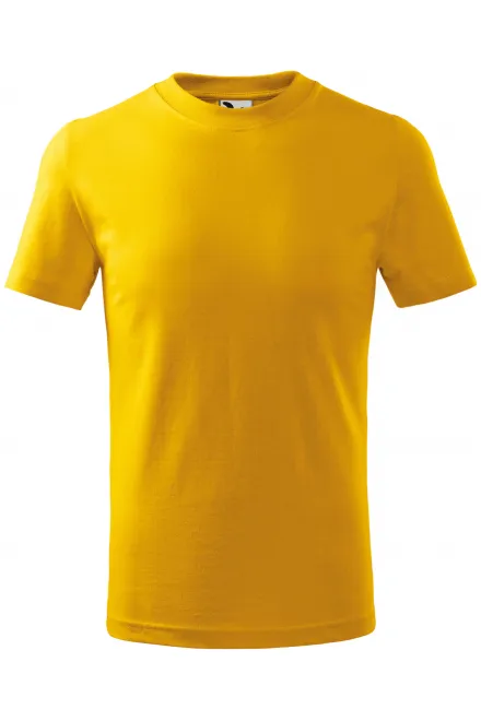 Das einfache T-Shirt der Kinder - gelb, 158 cm / 12 Jahre