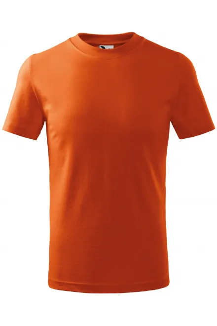 Das einfache T-Shirt der Kinder - orange, 158 cm / 12 Jahre