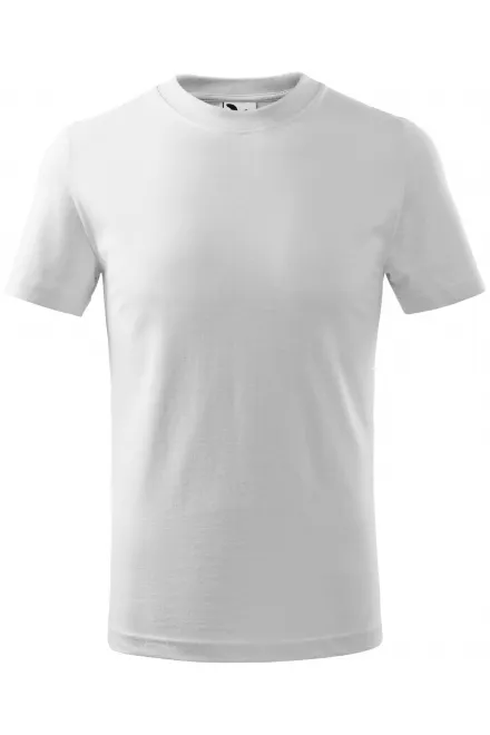 Das einfache T-Shirt der Kinder - weiß, 158 cm / 12 Jahre