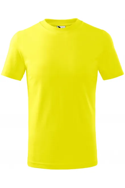 Das einfache T-Shirt der Kinder - zitronengelb, 158 cm / 12 Jahre