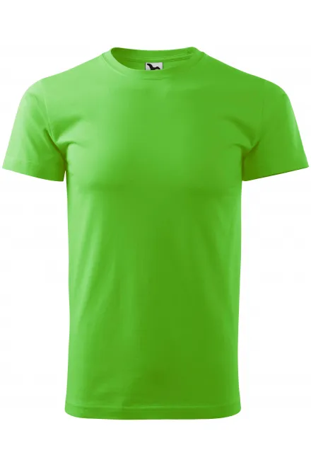 Das einfache T-Shirt der Männer - Apfelgrün, XS
