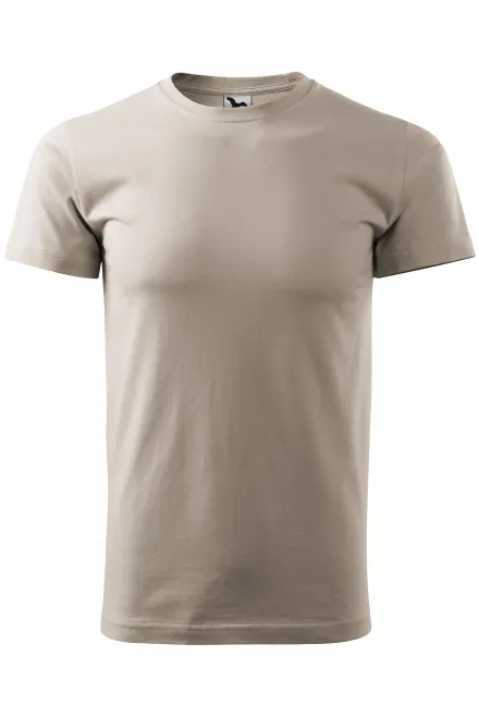 Das einfache T-Shirt der Männer - eisgrau, XS