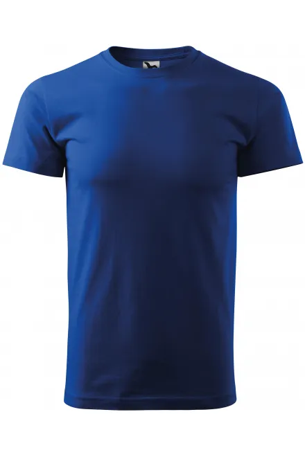 Das einfache T-Shirt der Männer - königsblau, XS