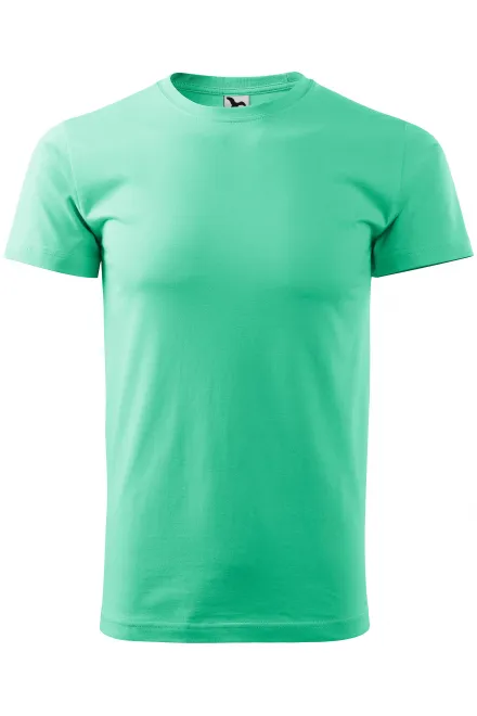 Das einfache T-Shirt der Männer - Minze, XS