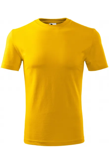 Das klassische T-Shirt der Männer - gelb, S