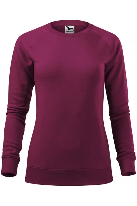 Einfaches Damen-Sweatshirt - pflaumen marmor, XS
