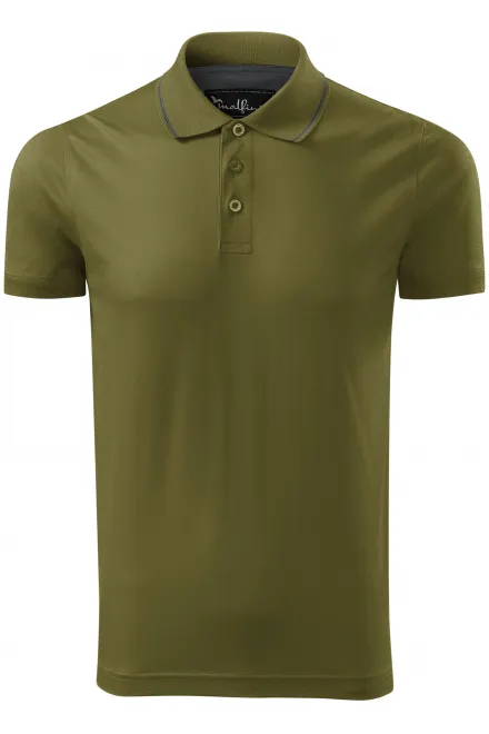 Elegantes mercerisiertes Poloshirt für Herren - Avocado, S