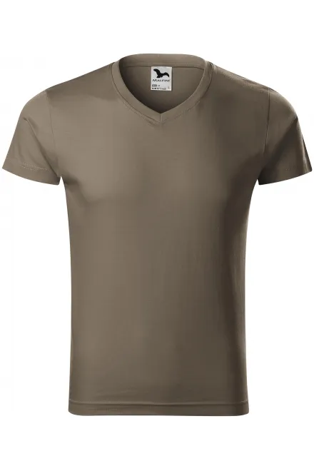 Eng anliegendes Herren-T-Shirt - army, S