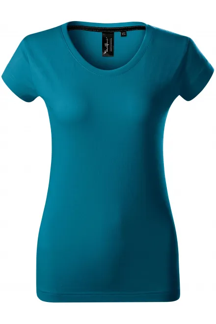 Exklusives Damen T-Shirt - petrol blue, XS