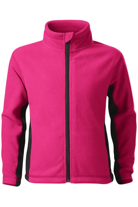 Fleece-Kontrastjacke für Kinder - lila, 158 cm / 12 Jahre