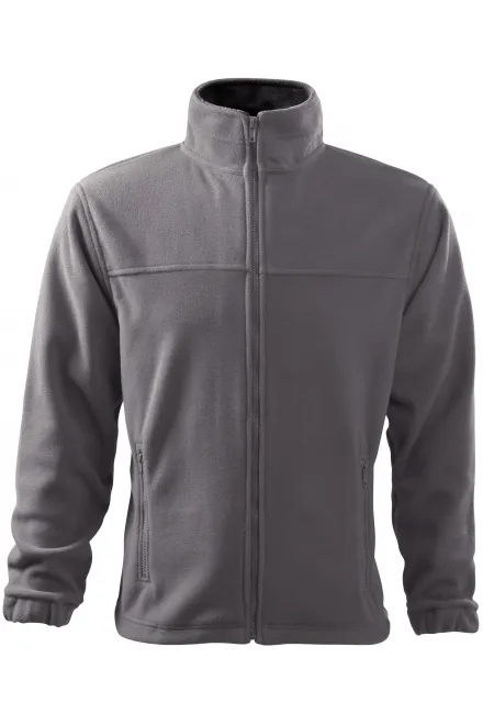 Fleecejacke für Herren - stahlgrau, S