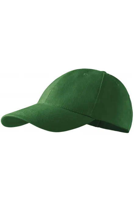 Gorra de 6 paneles, botella verde