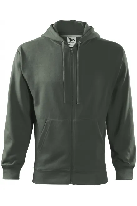 Herren Sweatshirt mit Kapuze - dunkler Schiefer, M