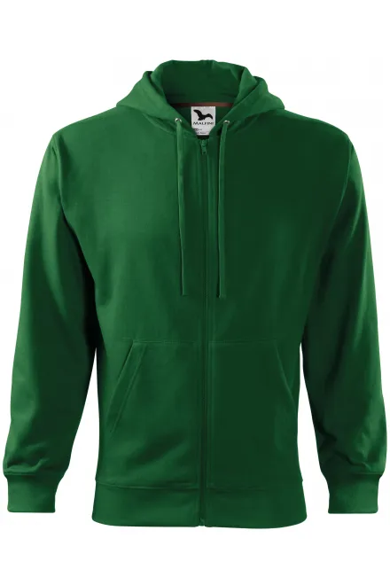 Herren Sweatshirt mit Kapuze - Flaschengrün, M