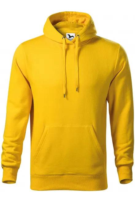 Herren Sweatshirt mit Kapuze ohne Reißverschluss - gelb, S