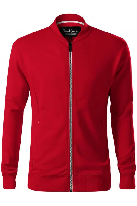 Herren Sweatshirt mit versteckten Taschen - formula red, S